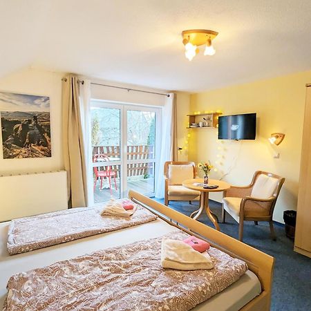 Apartament L9 - Urlaubsmagie - Balkon & Direkt Am Wanderweg Sebnitz Zewnętrze zdjęcie