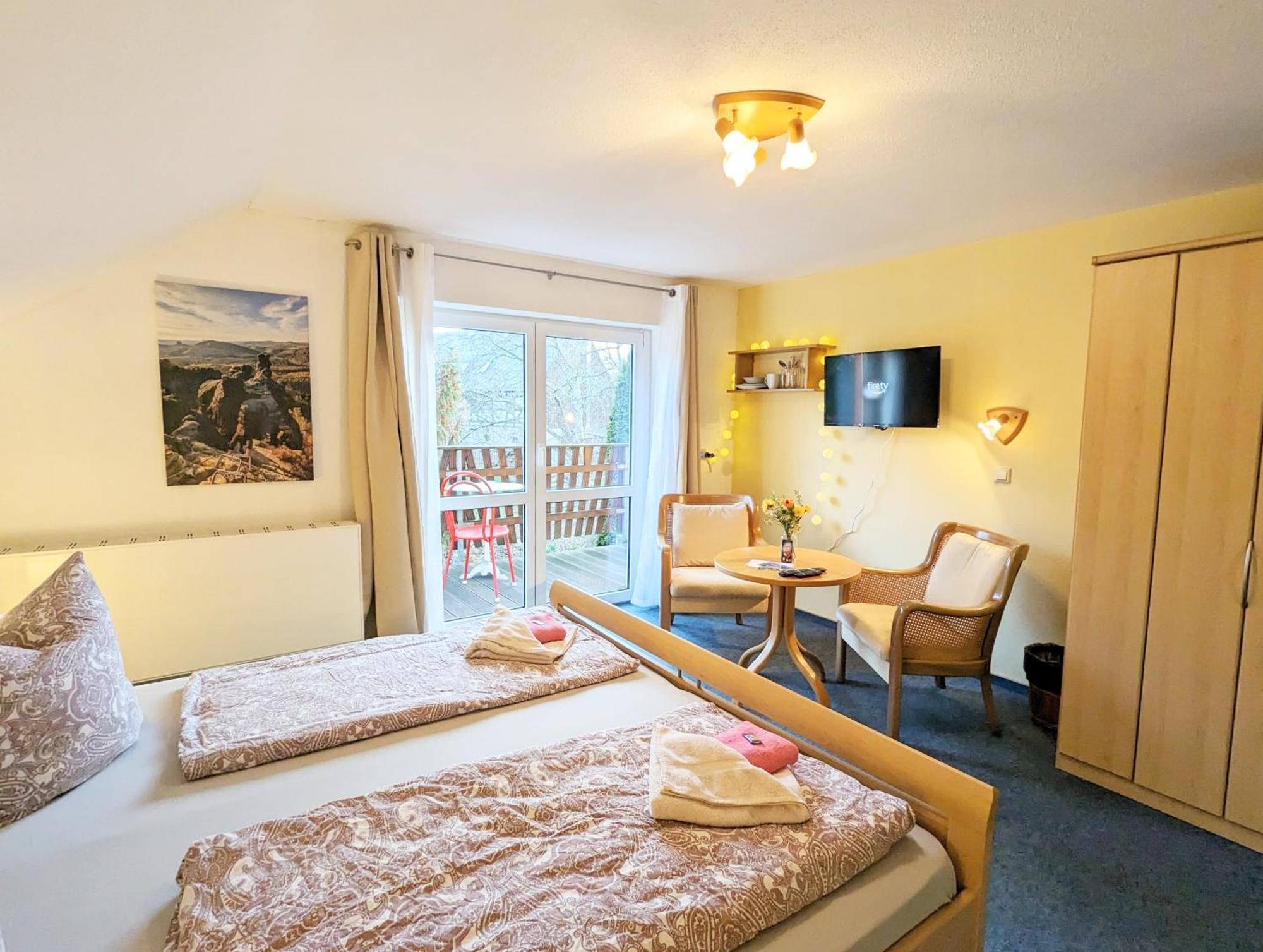 Apartament L9 - Urlaubsmagie - Balkon & Direkt Am Wanderweg Sebnitz Zewnętrze zdjęcie